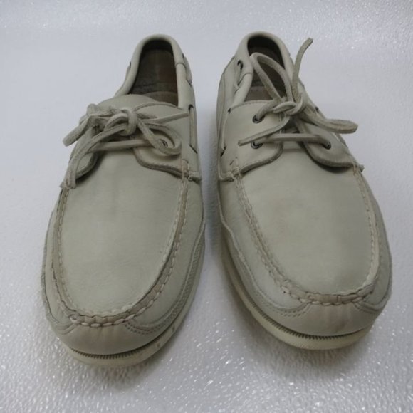Dockmasters Leather Comfort Casual Boat Shoes Mens Casual Footowear sz 14 M - Picture 4 of 7